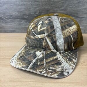 Camo Hat Cap Snap Back Brown Camouflage Realtree Hunting Outdoors